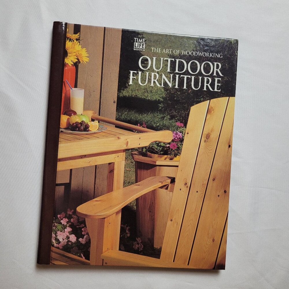 Vintage Time Life Outdoor Furniture book 90s woodworking patio deck chairs swing